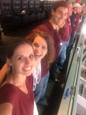 Family fun in Jerry World watching the Ags take down the Hogs