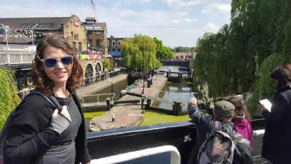 Checking out the river at Camden Lock