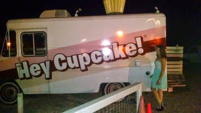 My girl with a cupcake truck!