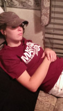 Kallie in the Trailer