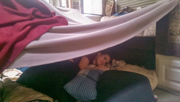 Kallie in the Fort!
