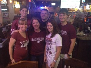 Watching Football with South Florida Aggies!