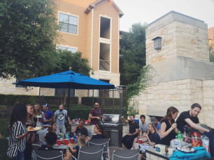 One of the first time's hanging out with WBCC. Holland and Jenny hosted a party!