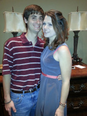 Kallie and I at the church I grew up in!