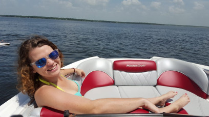 Kallie getting some sun!