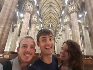 A huge church in Milan