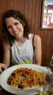 Eating Pasta in Italy
