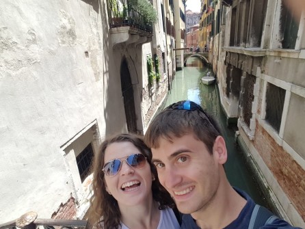 Venice Side Canal Selfie