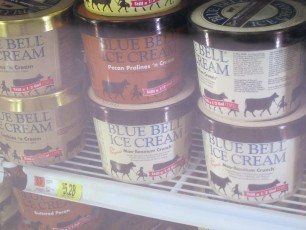 Bluebell Ice Cream in its native environment!