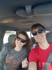 Kallie and I on the way to Forge