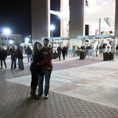 Kallie's first time at Kyle Field!