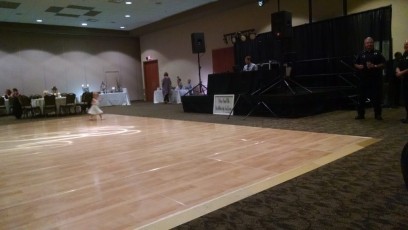 Clayton and Katie's wedding dance floor