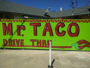 We finally stopped at Mr Taco!