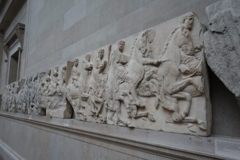 Pieces of the Parthenon at the British Museum