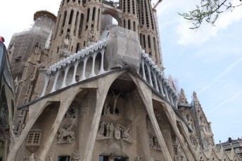 The Passion facade of La Sagrada Familia