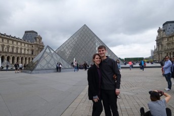 We are at the Louvre!